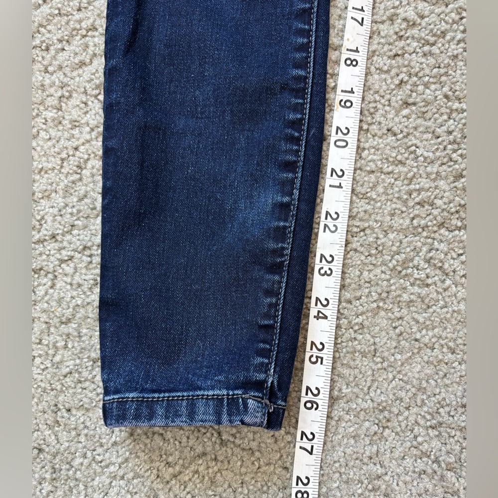 Sam Edelman Kitten Mid Rise Skinny Ankle Jeans Size 24 Dark Wash - Picture 9 of 9